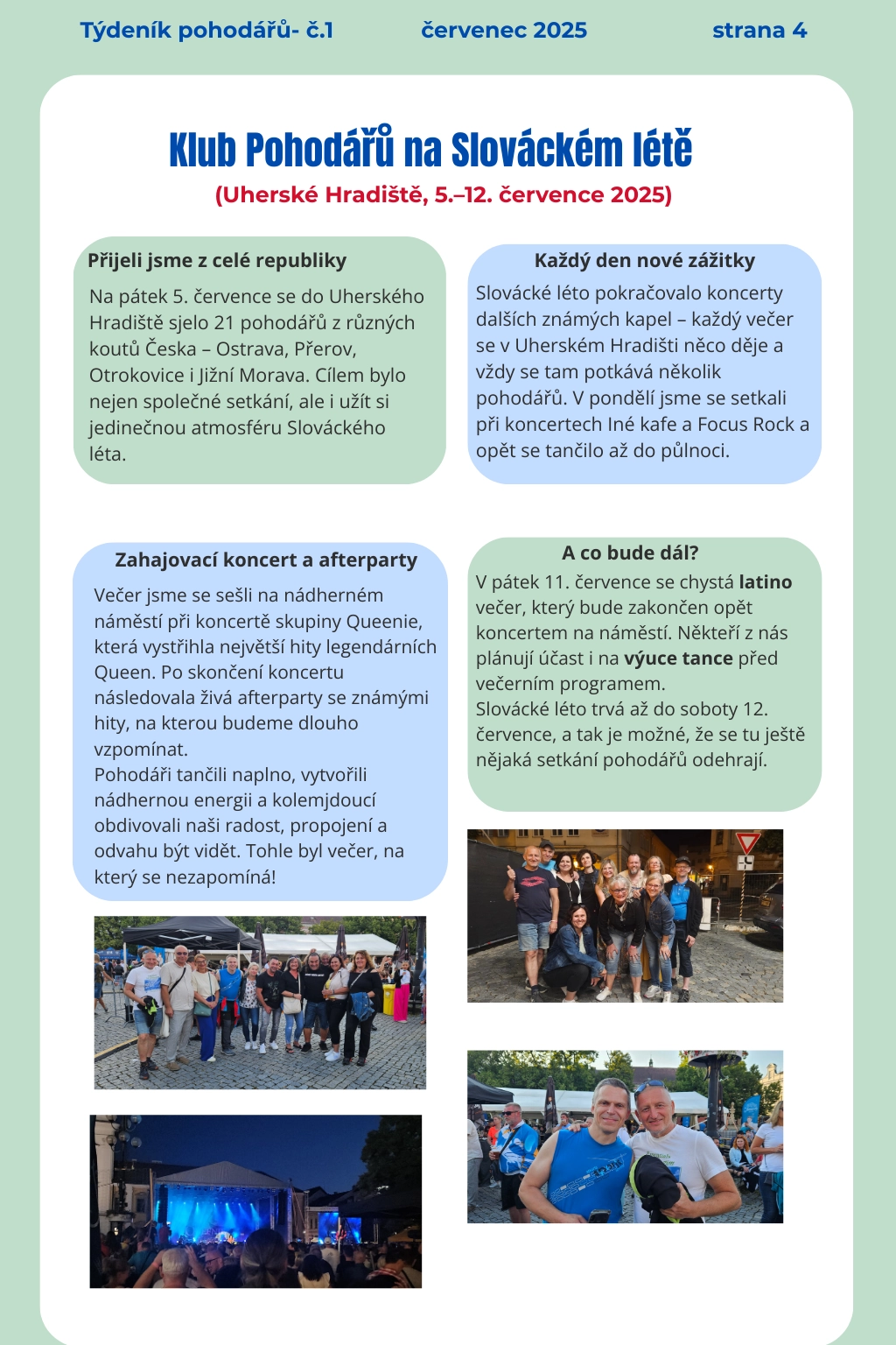 Reportáž ze Slováckého léta