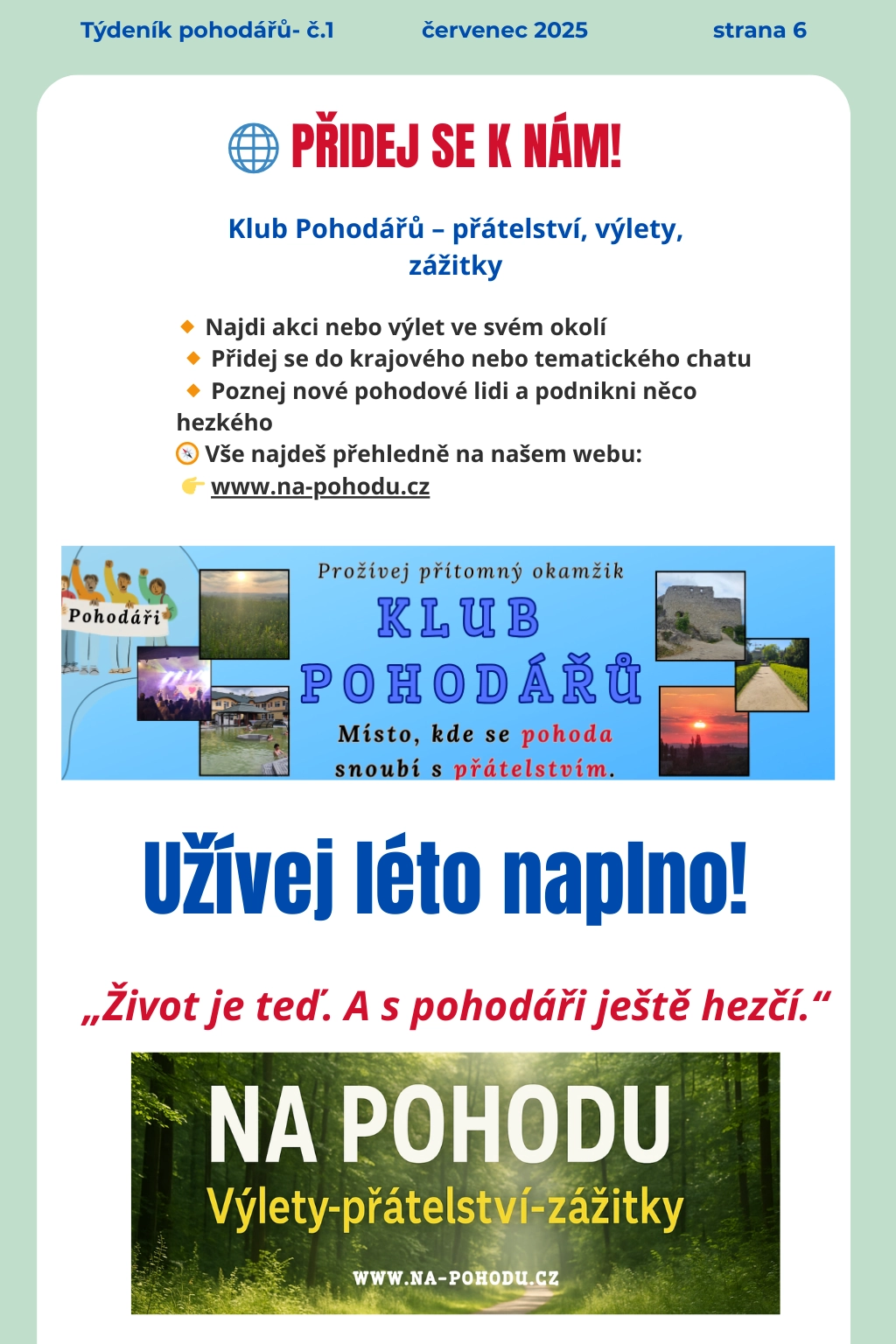 Strana 6 - Přidej se k nám