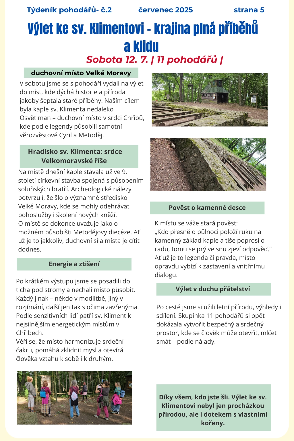 Reportáž z Klimentu